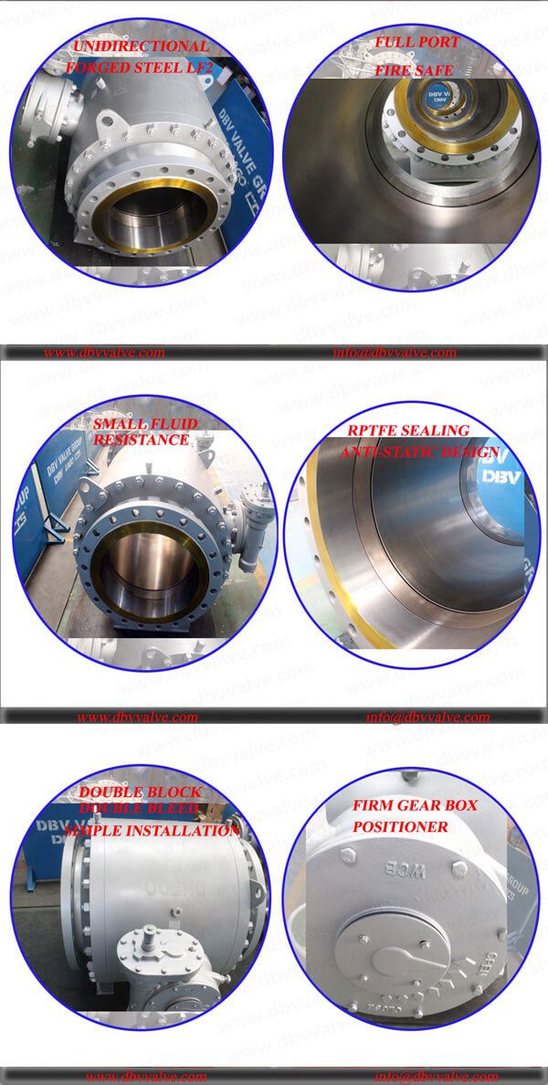 DBDB Trunnion Mounted Ball Valves