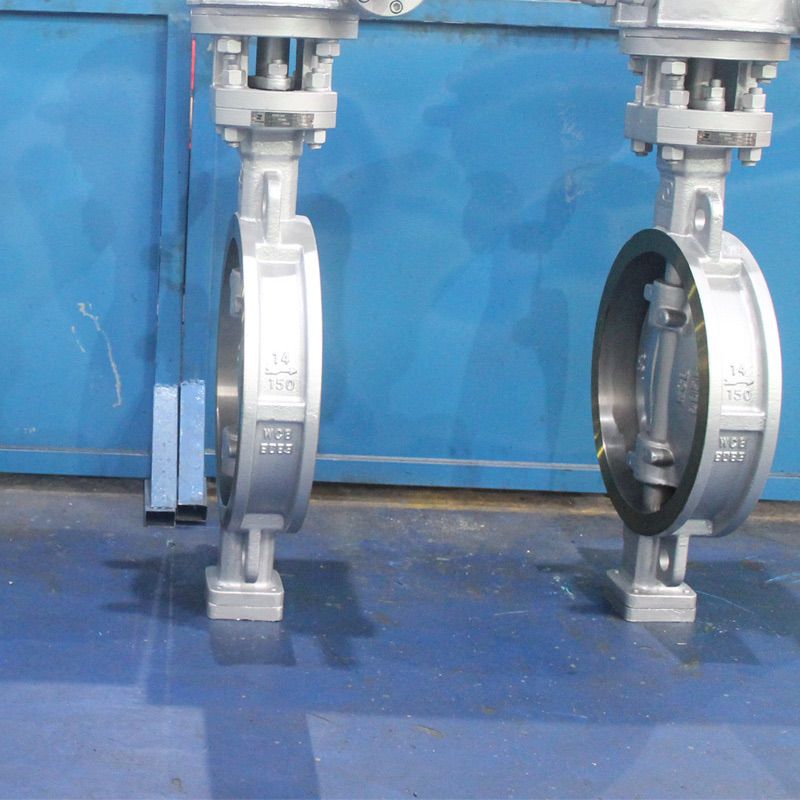 Wafer type carbon steel butterfly valve Class150 DN350 - Wafer