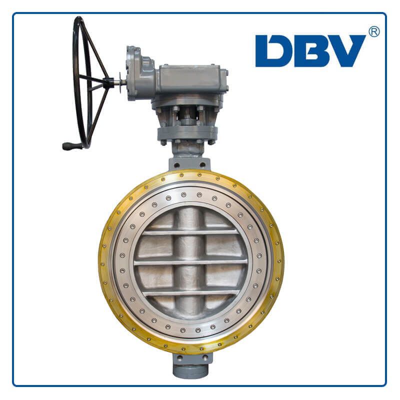 worm-gear-pn10-dn800-carbon-steel-wafer-butterfly-valve-replaceable