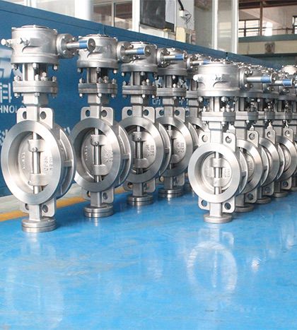 wafer type metal to metal butterfly valve