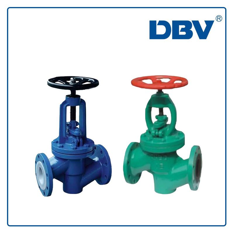 PFA/PTFE Lined Globe Valve Globe Valves