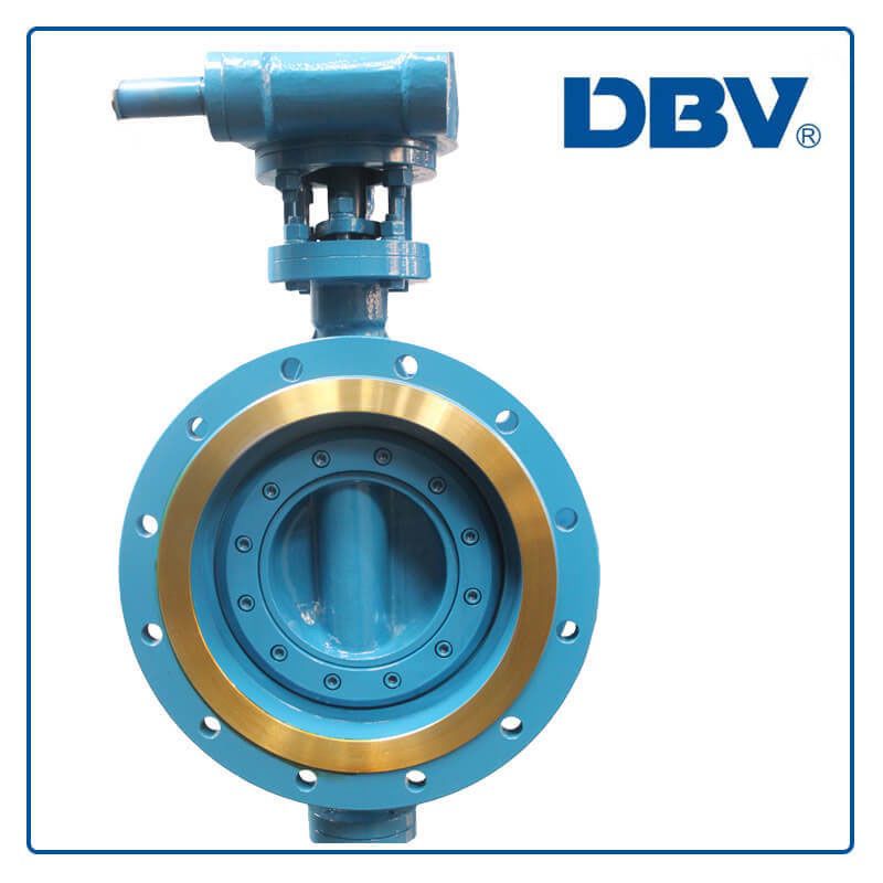 Manual WCB Flange Triple Offset Butterfly Valves Flanged Butterfly Valves