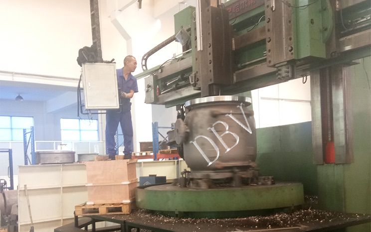 DBV large and new machine----vertical lathe