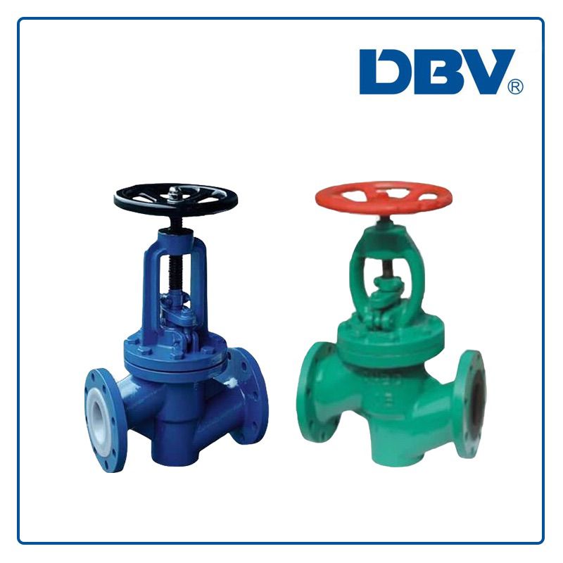 PFA/PTFE Lined Globe Valve - Globe Valves