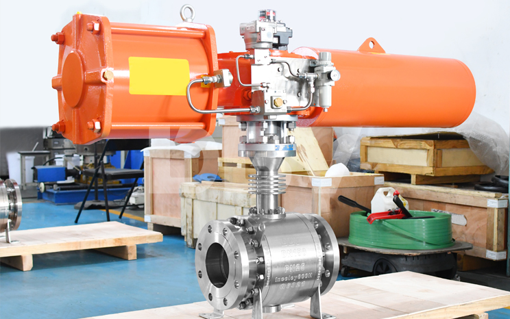 High Temperature Forged Trunnion Ball Valve