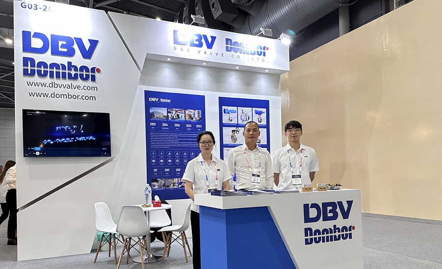 DBV Valve debuts at the 2023 Singapore Valve World Southeast Asia Expo