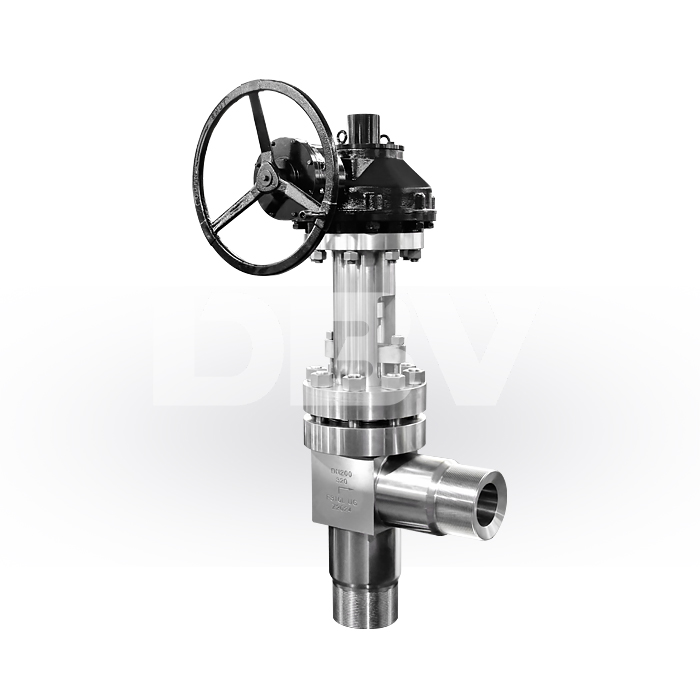 DN200 PN320 F316 UG Angle Stop Valve