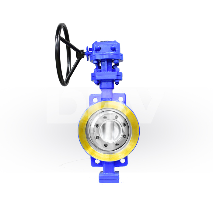 Worm Gear Wafer Metal to Metal Triple Offset Butterfly Valve