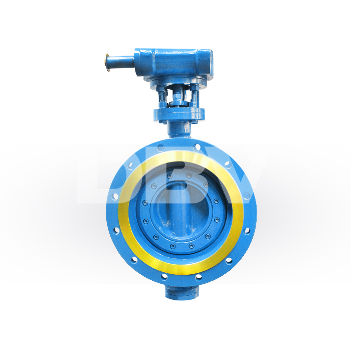 DN200 PN100 Triple Eccentric Flanged Butterfly Valve for High-Pressure Systems