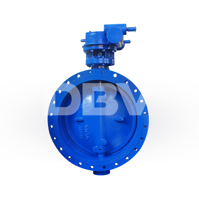 PN10 DN800 QT450 Triple Eccentric Flanged Butterfly Valve for Heavy-Duty Use