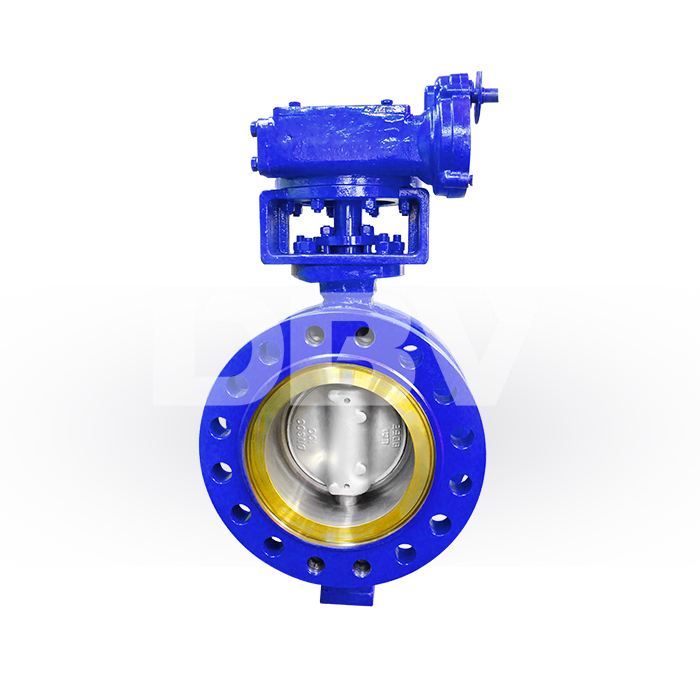 PN100 DN300 Triple Offset Flanged Butterfly Valve for Cryogenic Applications