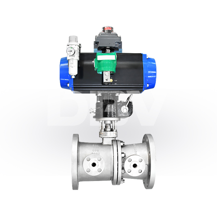 Industrial 6 × 4 Inch 150LB Floating Ball Valve with Pneumatic Jacket Design