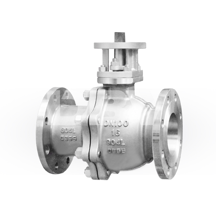 Durable DN100 PN16 904L Stainless Steel Floating Ball Valve with Flanged Connection