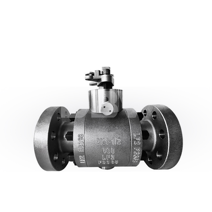 Durable 600LB Forged Steel Reduce Bore Trunnion Ball Valve for -60°C Use