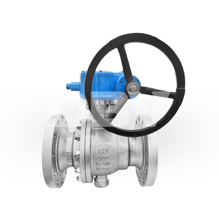 Reliable 8x6 Inch 300LB Trunnion Ball Valve for Industrial Use