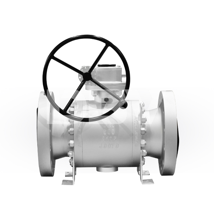 Durable 8x6 Inch 600LB Trunnion Ball Valve for High-Pressure Applications