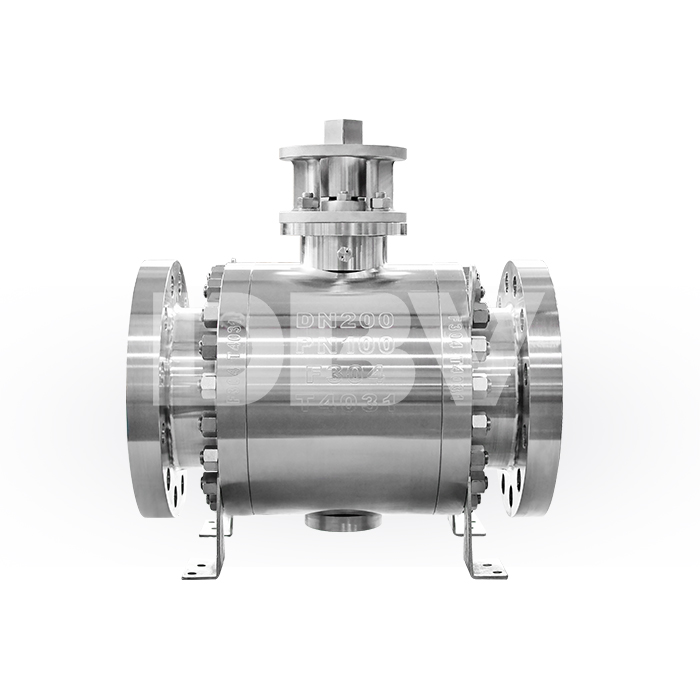 High-Pressure DN200 PN100 Stainless Steel Flanged Ball Valve