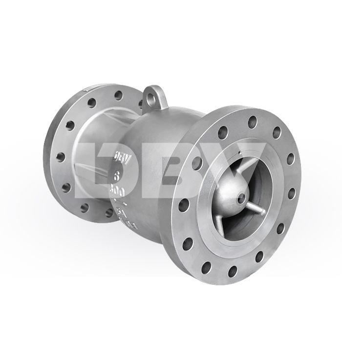 6 Inch 300LB 5A Duplex Stainless Steel Axial Flow Non-Slam Check Valve