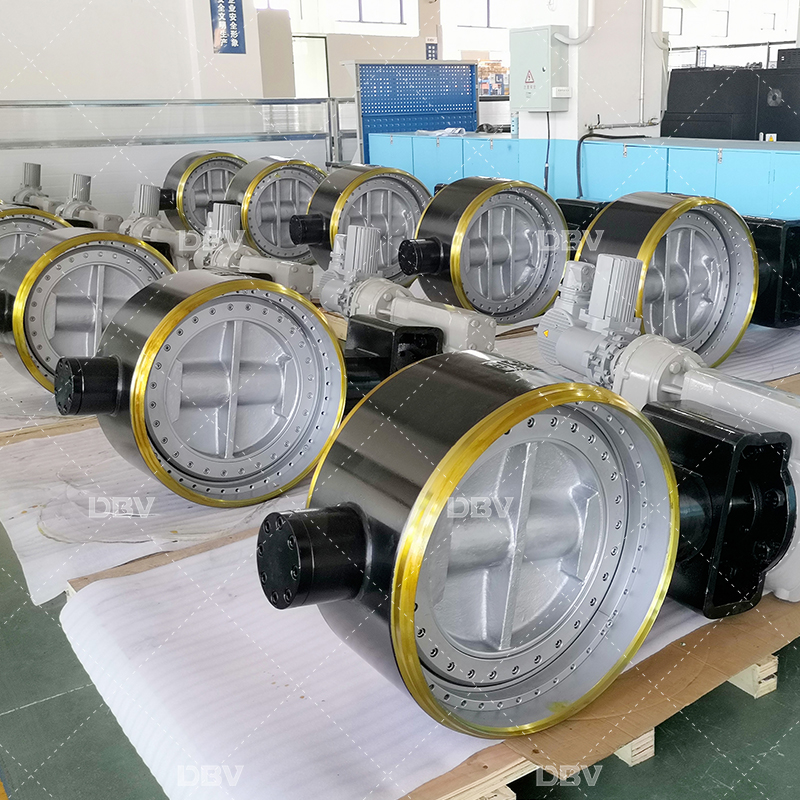 High-Pressure PN25 DN800 Metal to Metal Triple Eccentric Butterfly Valve
