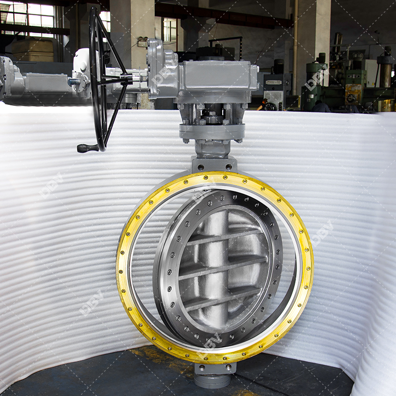 DN1800 PN6 Large-Scale Triple Offset Butt Weld Butterfly Valve