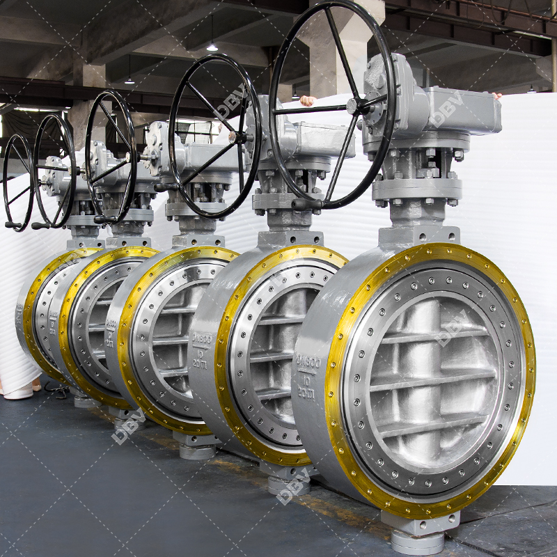 DN1800 PN6 Large-Scale Triple Offset Butt Weld Butterfly Valve