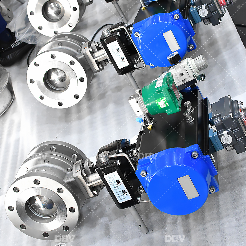 Reliable PN10 DN200 Floating Ball Valve with Pneumatic Actuator