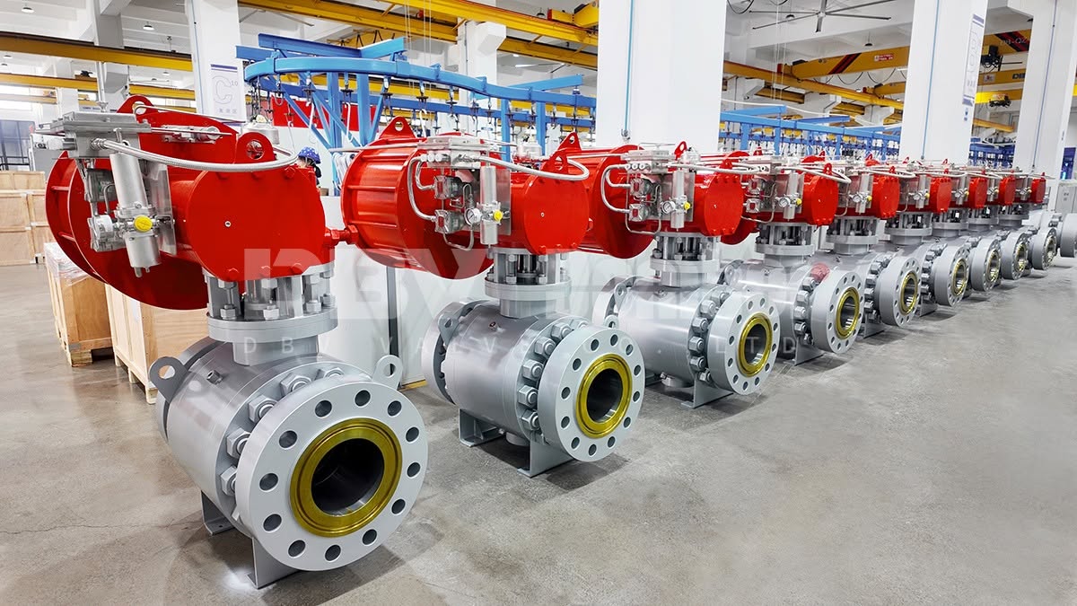 10inch Class 1500 Pneumatic Trunnion Ball Valve