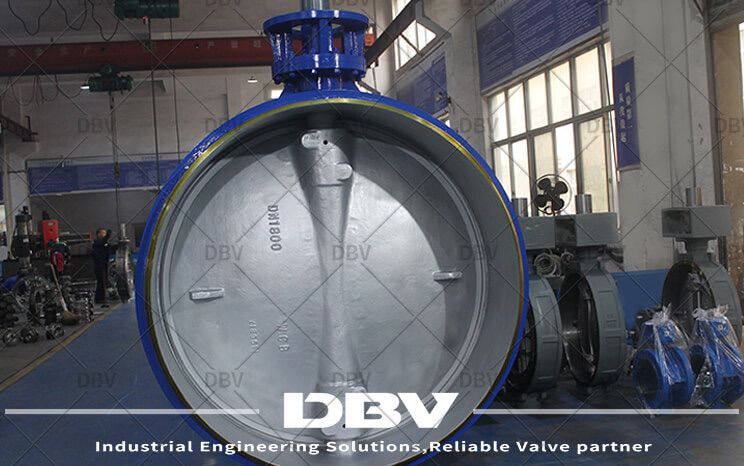 DN1800-PN6 butterfly valve was finished