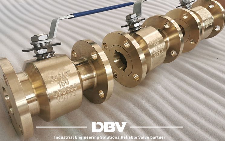 What is the applicable working condition for ball valve in aluminum bronze valve?