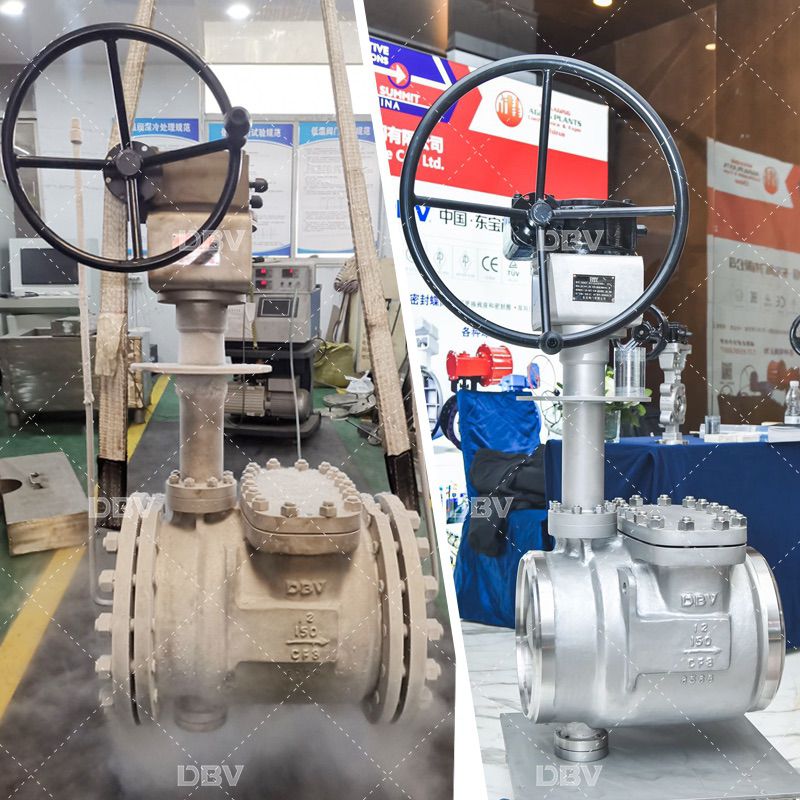 Cryogenic triple offset butterfly valve -196℃