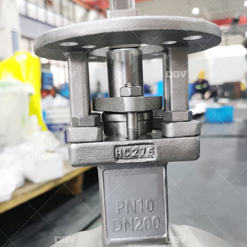 Hastelloy-C276 double offset butterfly valve