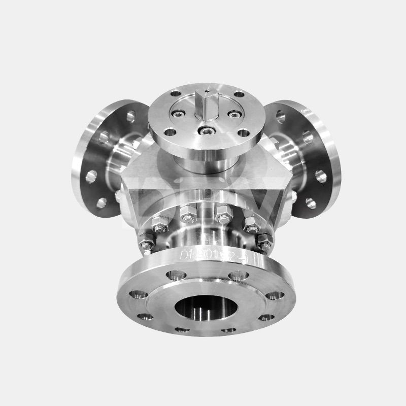 Y pattern 3 way ball valve with stainless steel