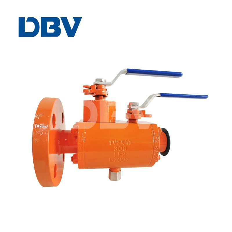 Double block and bleed ball valve