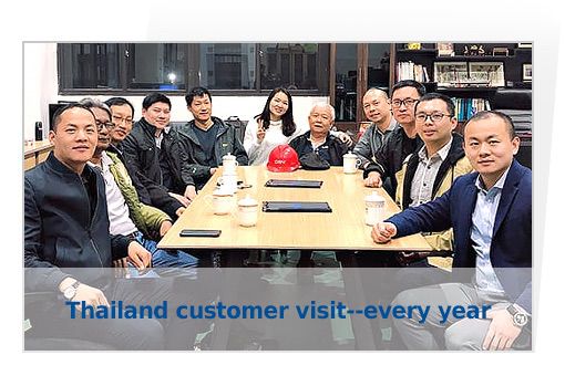 Thailand customer visit--every year